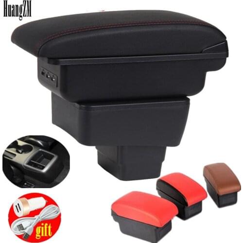 For CX-3 CX3 armrest box universal car center console modification accessories double raised with USB