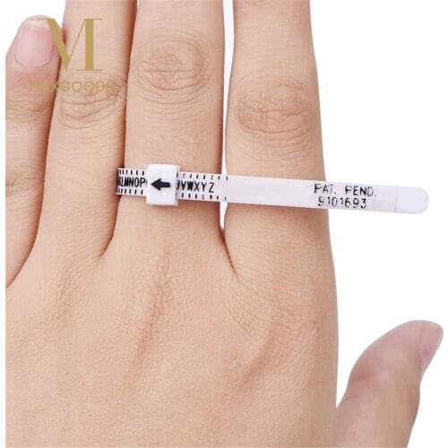 Professional Ring sizer UK/US Official British/American Finger Measure Gauge Men and Womens Sizes A-Z Jewelry Accessory
