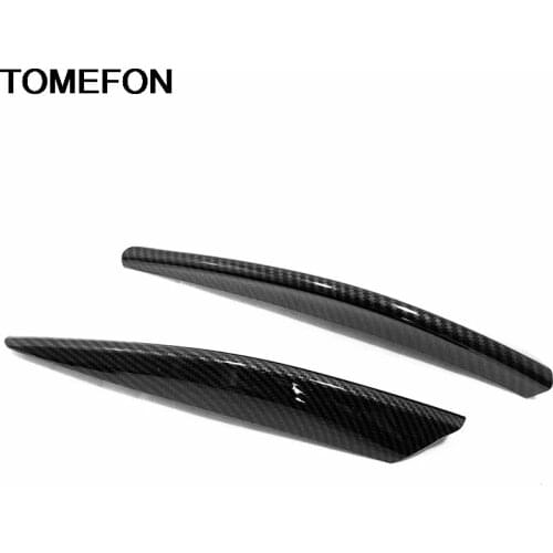 TOMEFON For Toyota Corolla 2019 2020 Car Styling Front Bumper Corner Strip Protector Frame Cover Trim Exterior Accessories ABS