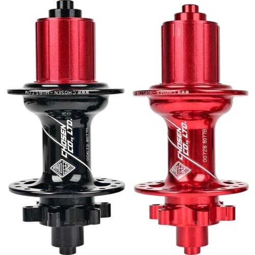 CHOSEN Bicycle Hubs 4 Bearing 28 32H Mountain Bike Hub Quick Release QR 100*9MM 135*10MM MTB Bike Disc Brake Hub 8-11 Speed