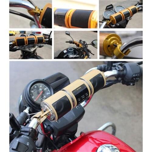 Waterproof BT Motorcycle Stereo Speaker MP3 Audio System USB AUX Radio Motorcycle Speaker Motorcycle Electronics