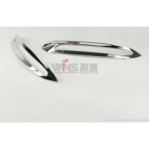 Rear Foglight Cover Fog Lamps Trim For Mercedes Benz GLC 2016 2017 Chrome ABS Car Styling Accessories Mirror Surface