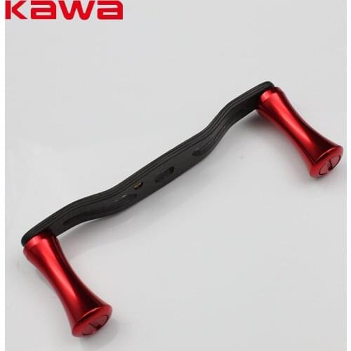2017 KAWA New Water Drop Reel Handle Four Bearings Carbon Fiber Fishing Reel Handle for Baitcasting Fishing Reel Rocker