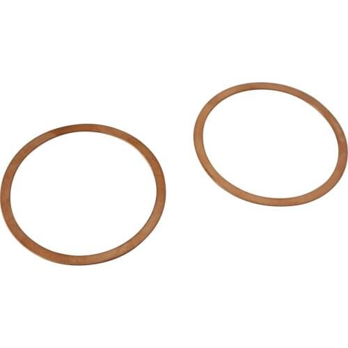 2X Copper Crush Washer Flat Ring Seal Gaskets Fit 44mm Cylinder Original Shims