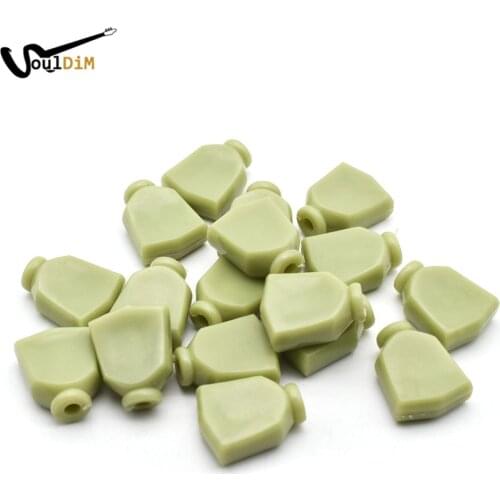 300pcs Jade Green Trapezoid Guitar Tuning Peg Key Tuners Machine Heads Button Knobs Handle Cap Guitarra Accessories