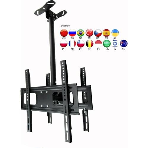 67-116cm) DLC-X6D 55"50"46"32" tilt up down all direction rotate 360 50KG double LCD TV Ceiling installed mount holder stand
