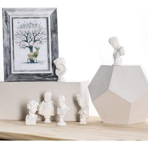 Simple Style White Plaster Statue Famous Character Venus Ornaments Decorative Jewelry Nail Art Photography Photography Props