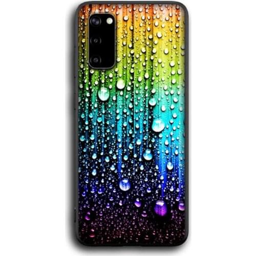 Color water drop art Phone Case for Samsung S6 S7 edge S8 S9 S20 S21 S30plus ultra S21/S30 S10-5G lite 2020 S10E