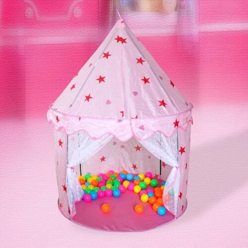 Childrens castle tent game house indoor and outdoor toy house, home and outdoor toy house, small house, princess girls toy