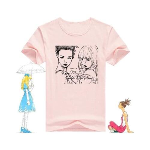 New CAROLE & TUESDAY T shirt Anime Cosplay short sleeve T-shirt Fashion tshirt Men Women loose Tees Tops