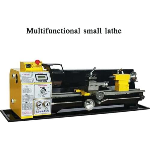 HMT-600A Multifunctional Small Lathe Multifunctional Household Woodworking Ordinary Micro Machine Tool Bead Machine 220V