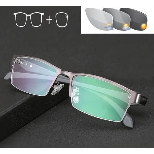 JIE．B Men's Glasses With Diopters
