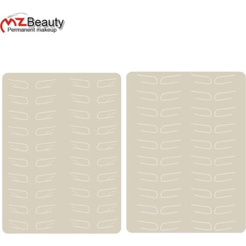 No-ink Latex Eyebrow Practice Skin Blank Practice Fake Skins Microblading Eyebrow beginning learning training tattoo supplies