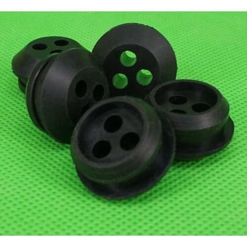 LETAOSK 5Pcs 3 Hole Fuel Line Gas Tank Grommet Replace fit for Trimmer Lawn Mower 13211546730 V137000030