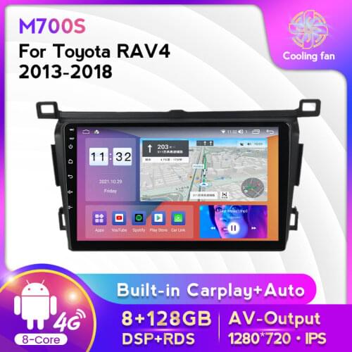 MEKEDE M600 6G+128G for Toyota RAV4 Rav 4 2013 2014 2015 2016 2017 2018 Android BT Car Radio Multimedia system with SWC 2.5D