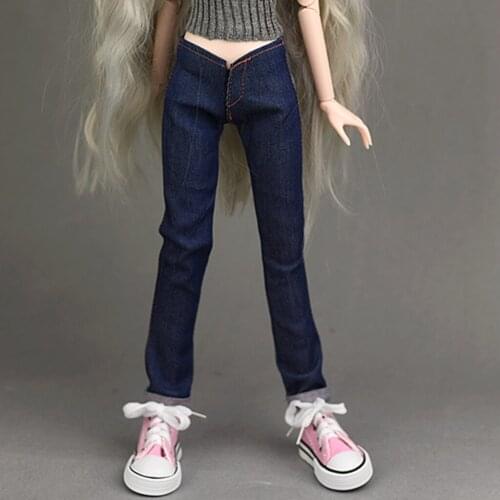 Fashionable Jeans Pants Trousers Clothes for 1/4 Girls Dolls Accessories