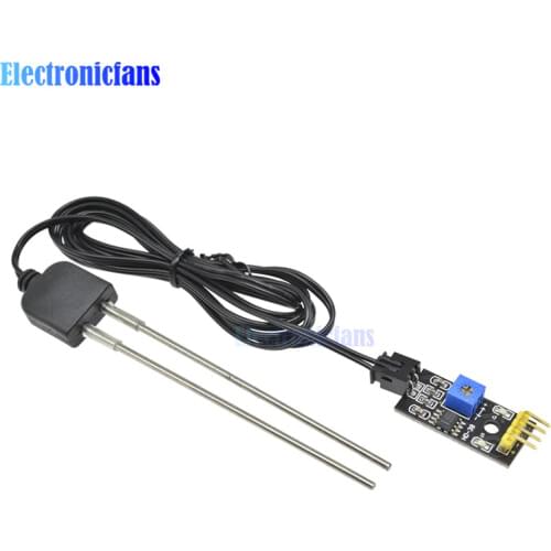 Soil Moisture Detector Module Soil Humidity Sensor Meter Hygrometer Water Tester Corrosion Resistance Probe DC 3.3-12V