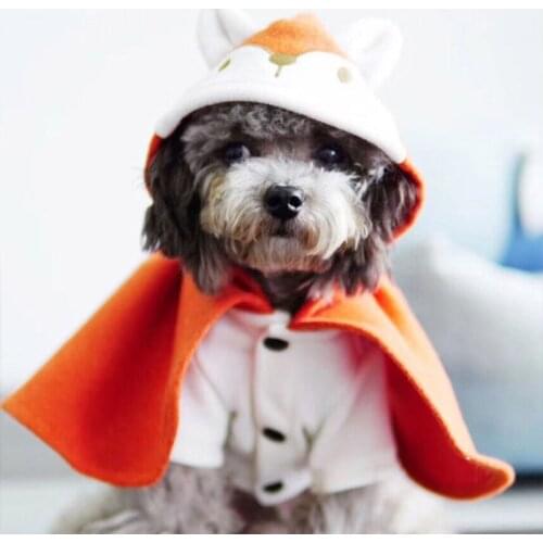 Cartoon Dog Clothes Winter Animal Shape Pet Dog Cape Bulldog Chihuahua Pet Clothes for Small Medium Dogs Coat Jacket Ropa Perro