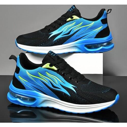 Men 2020 Fashion Sneakers Air Cushion Mesh Running Shoes Women Footwear Mens Casual Sport Shoes Size 45 Shoes Breathe Mesh Shoes