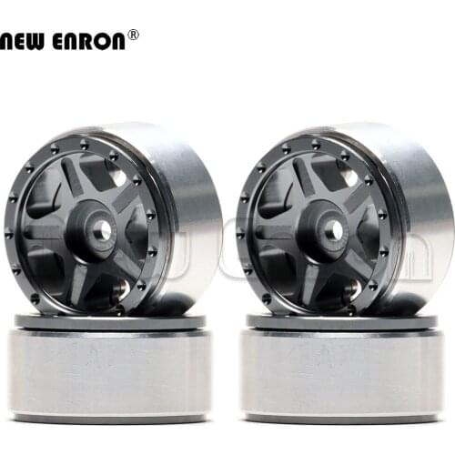 NEW ENRON 30mm 1.0" Metal Beadlock CNC Micro Five-pointed Star Wheel Rim Hub for 1/24 RC Axial SCX24 90081 AXI00001 mini crawler