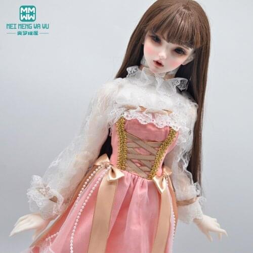 BJD Doll clothes 58-60CM 1/3 Fashion DD SD Dolls toys Ball Jointed Doll Fashion lace dress, palace style