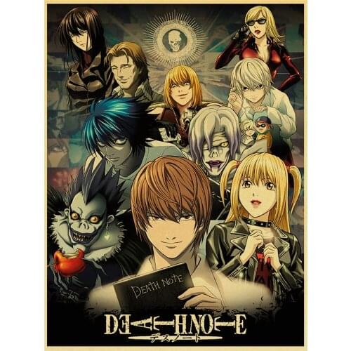 Landscape Classic Anime Series Death Note Pre-Printed 11CT Cross Stitch Patterns Embroidery DMC Threads Handmade Decor