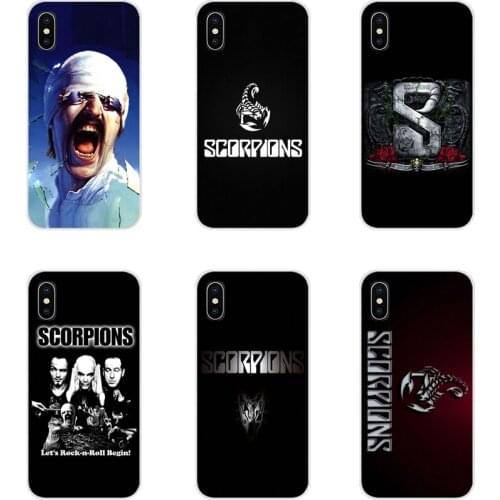 Transparent TPU Cases Cover Scorpions Heavy metal rock band For Huawei Honor 4C 5C 6X 7 7A 7C 8 9 10 8C 8S 8X 9X 10I 20 Lite Pro