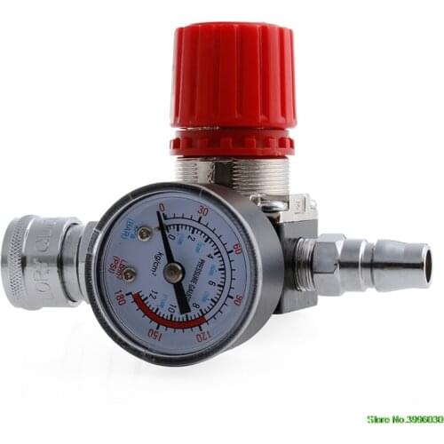1/4" Air Compressor Regulator Pressure Switch Control 180PSI Relief Valve Gauges