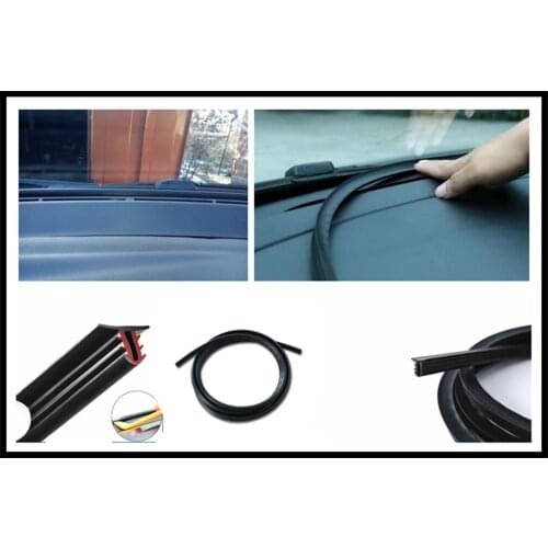 Car shape rubber instrument panel seal strip soundproof and dustproof for Mercedes Benz GLS63 GLS GLE43 B55 Shooting S400 ML450