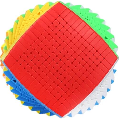 Shengshou 14x14 Magic Cube 14 Layers 100mm Stickerless 14x14x14 cubo magico Speed Puzzle 14x14 Cube Educational Toys Gift Toy