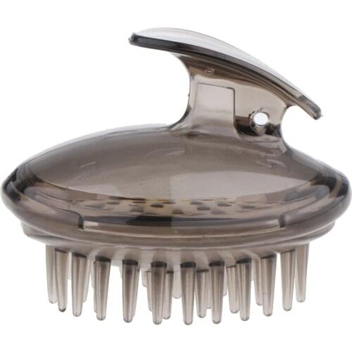 Silicone Scalp Massaging Shower Shampoo Hairbrush Hair Care Body Washing Comb 10x7cm