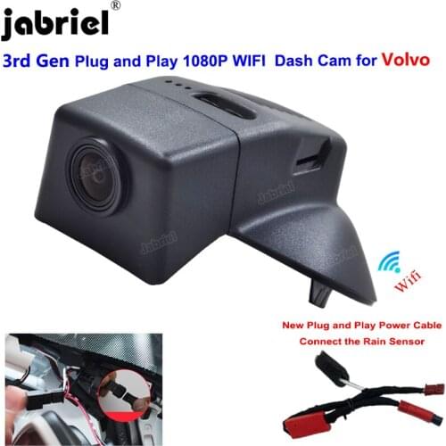 New Plug and Play Hidden Wifi Car DVR Dash Cam Driving Recorder for Volvo v40 2012 2013 2014 2015 2016 2017 2018 2019 2020 2021