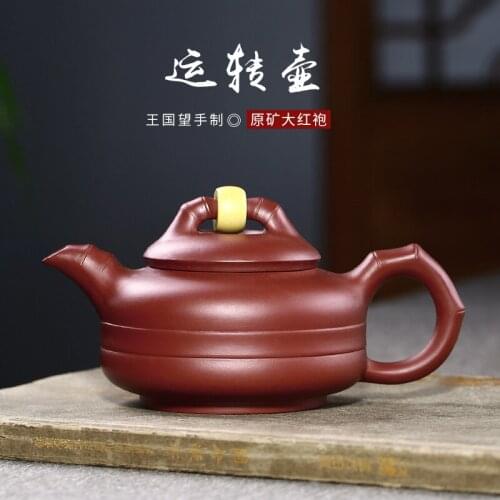 Time goes by, purple clay pot wholesale, bamboo pot Kingdom, Wang yuankuang, Dahongpao, fun, Zhuanzhu teapot and tea set