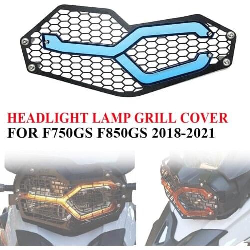Motorcycle Headlight Lamp Grille Cover Headlight Guard Protector for BMW F750GS F850GS 2018 2019