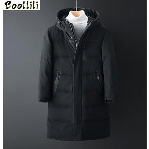 Winter Duck Down Jacket Men 2020 Waterproof Windproof Winter jacket Coat Solid Hooded Casual Outwear Clothing M-4XL