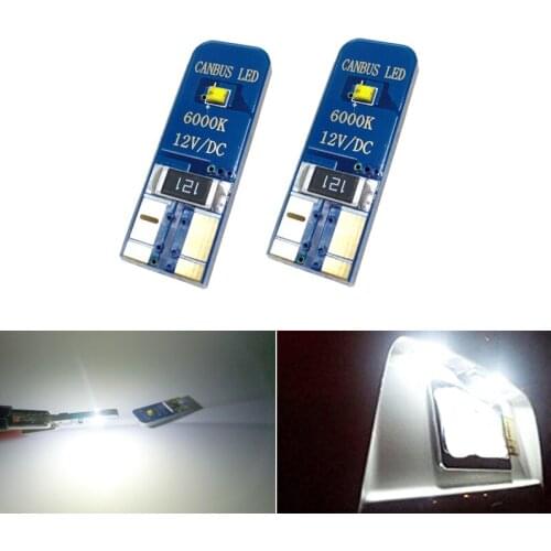 2x W5W T10 LED Canbus Bulb Car Interior Lights For Volkswagen VW Polo Passat B5 B6 CC Golf 4 5 6 7 Jetta MK6 Tiguan