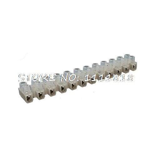 2 x 2-Pin 12-Point Screw Terminal Block Wire Connector