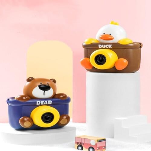 Automatic Electric Bubble Blowing Machine Baby Non-Toxic ChildrenS Electric Camera Summer Outdoor Boys And Girls Gatlin Bear