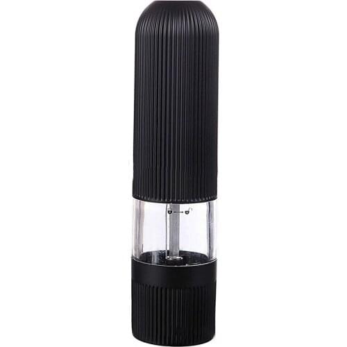 Automatic Salt Pepper Grinder Set Electric Plastic Ceramic Burr Mill for Herb Pepper Spice Adjustable Kitchen Grinding Gadgets