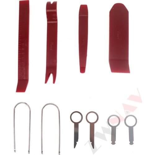 ZWNAV Car Radio Panel Door Clip Panel Trim Dash Audio Removal Installer Portable Auto Pry Kit Repair Tools Pry Tool Hand