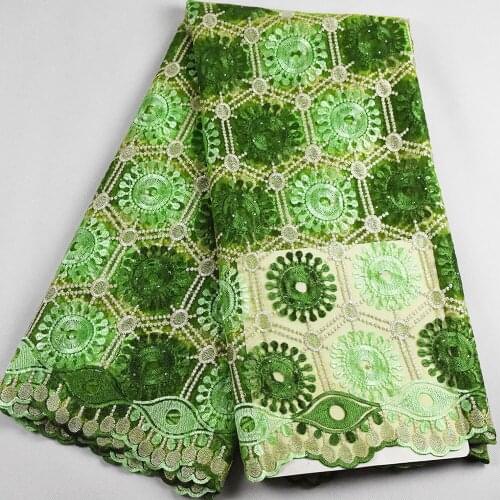 Free shipping 2.5 yard Embroidery design african lace fabric 2021 peach with stones latest France cord lace fabric for wedding