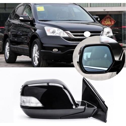 Lofty Richy side Rearview Mirror Assy assembly For HONDA CRV 2007-2011 RE1 RE2 RE4 9-PIN With LED Light Heating Electirc Folding