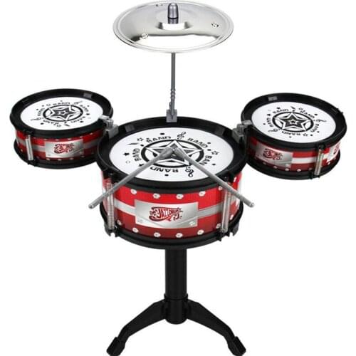 Wireless Instrument Toys for Girls Boy Baby Classical Jazz Drum Drum Children Musical Birthday Present Kids Party Song