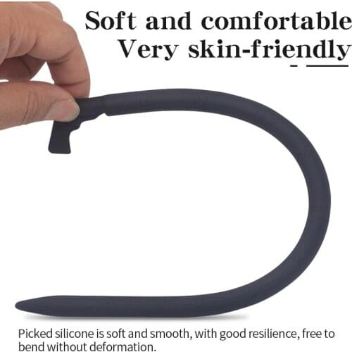 Urethra Catheter Penis Dilator Soft Silicone Penis Plug Urethral Sound Stimulator Gun Shape with Scale Male Masturbator Sex Toys