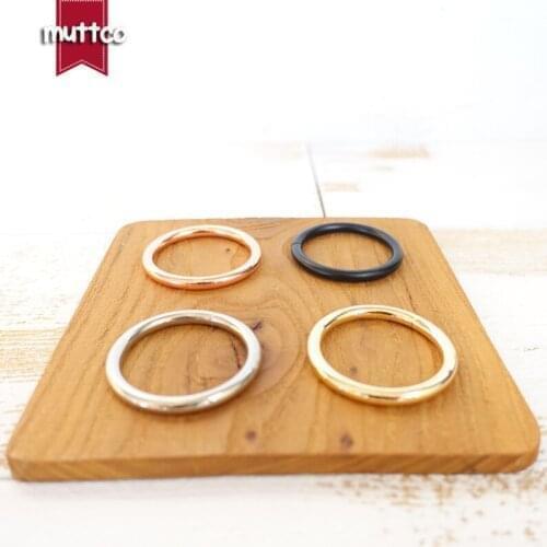 Metal buckle for bag cat dog leash 30mm webbing o ring for backpack keychain diy accessory durable hardness 4 colours