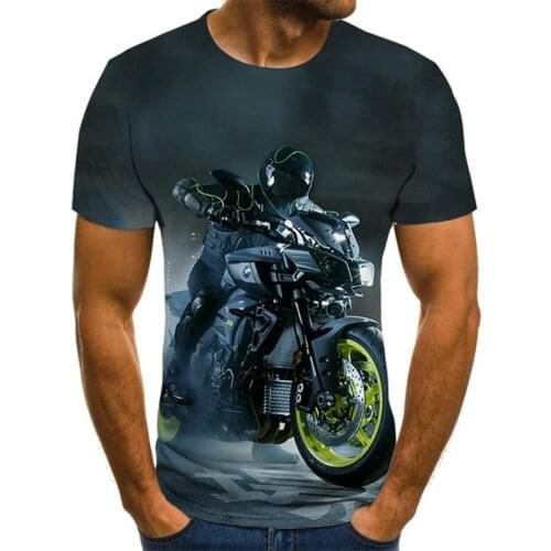 Motocross Graphic T Shirts Tee Men Clothing Motorcycle Camisetas Tops Ropa Hombre Streetwear Camisa Masculina Verano Roupas