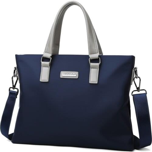 Oxford cloth handbag mens horizontal and vertical business briefcase leisure messenger bag high quality waterproof shoulder bag