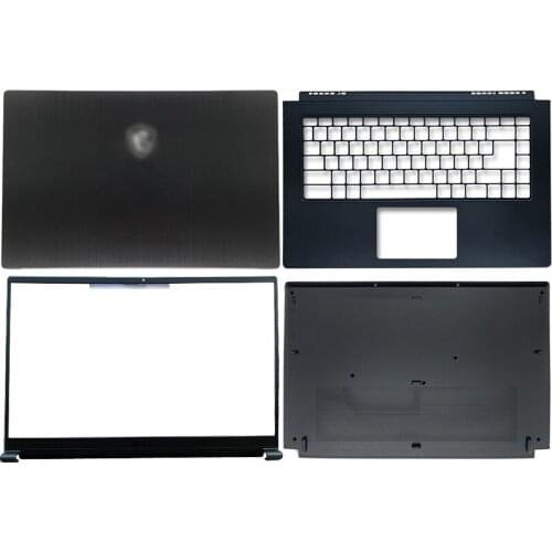 NEW Laptop For MSI Modern 15 M15 MS-1551 Laptop LCD Back Cover/Front Bezel/Palmrest/Bottom Case Black