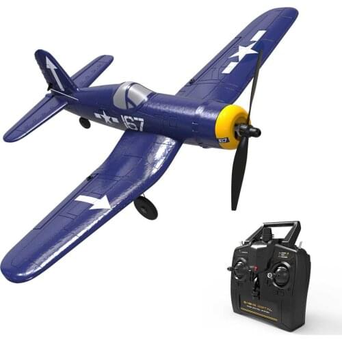 NEW PRODUCT!!! Volantex Corsair F4U 400mm 4CH Warbird RC Airplane RC Plane with X pilot Stabilizer / One-key Aerobatic RTF 761-8