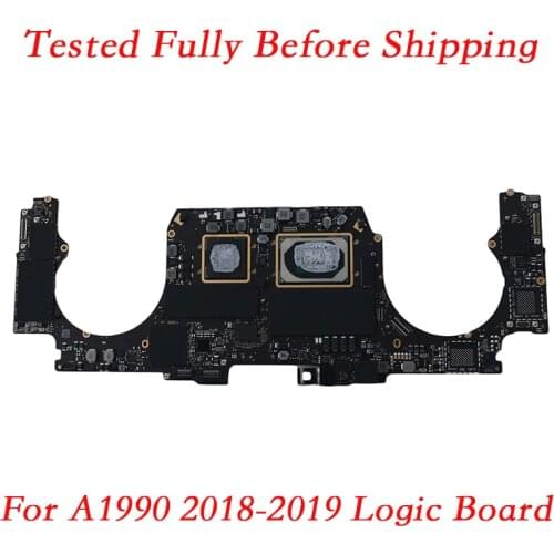 Original Motherboard For Macbook Pro Retina A1990 Logic Board With Touch ID I7 I9 16G 256G 500G 2018-2019 Year EMC 3215 3359